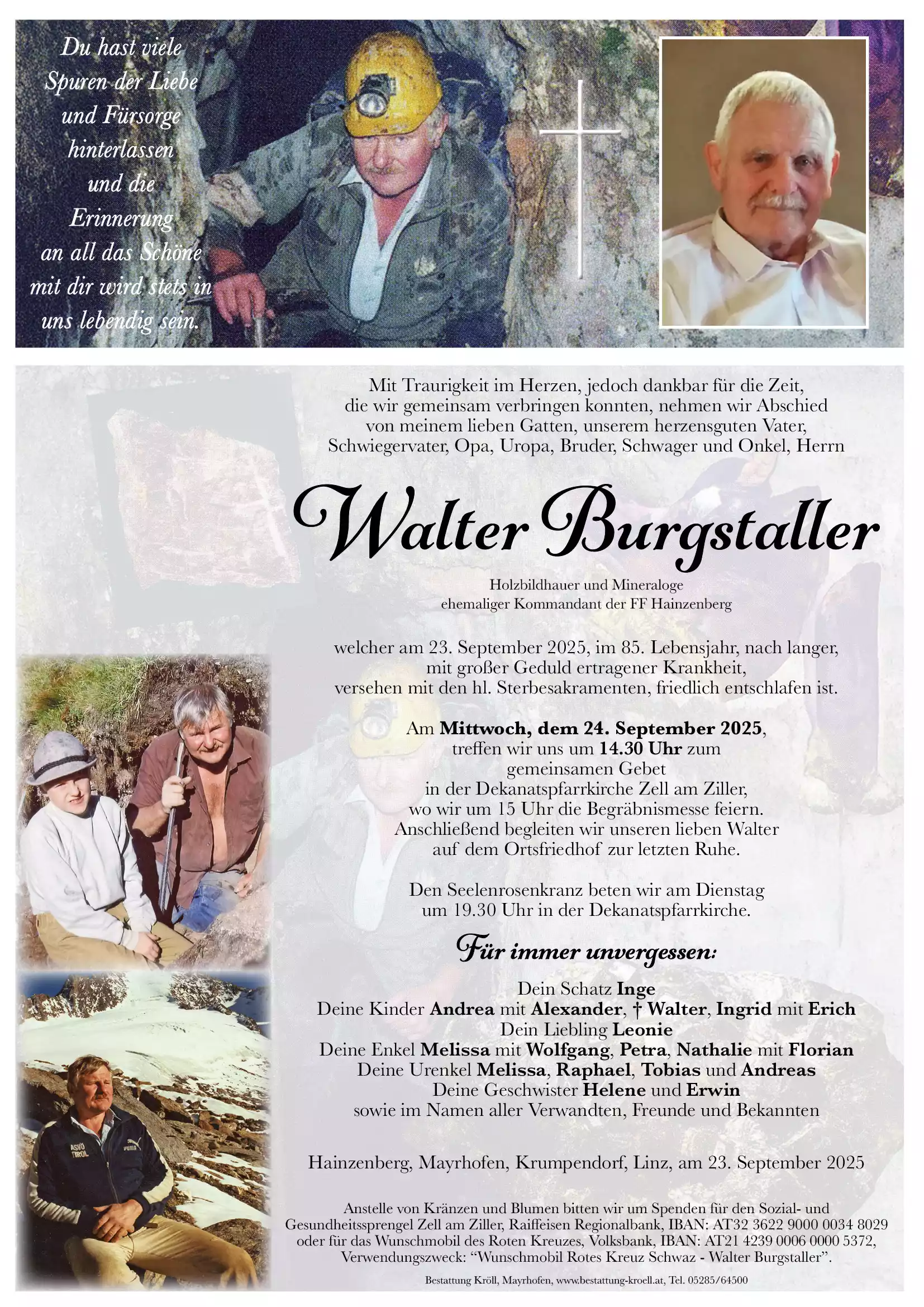 Parte von Walter Burgstaller
